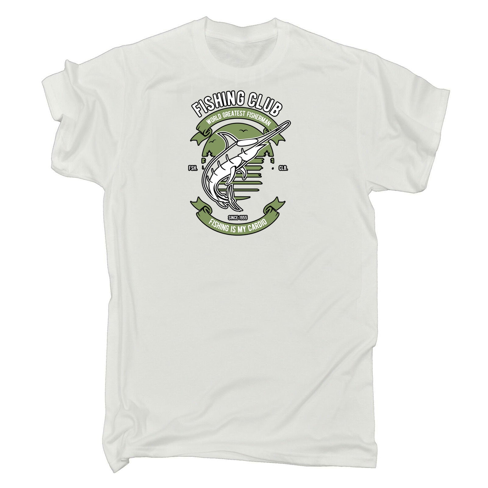 Fishing Club Worlds Greatest Fisherman - Mens 123t Funny T-Shirt Tshirts