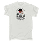 Black Is Beautiful - Mens 123t Funny T-Shirt Tshirts