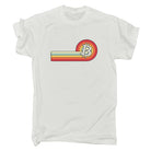 Vintage Roll Sunset Bitcoin Currency Retro - Mens 123t Funny T-Shirt Tshirts
