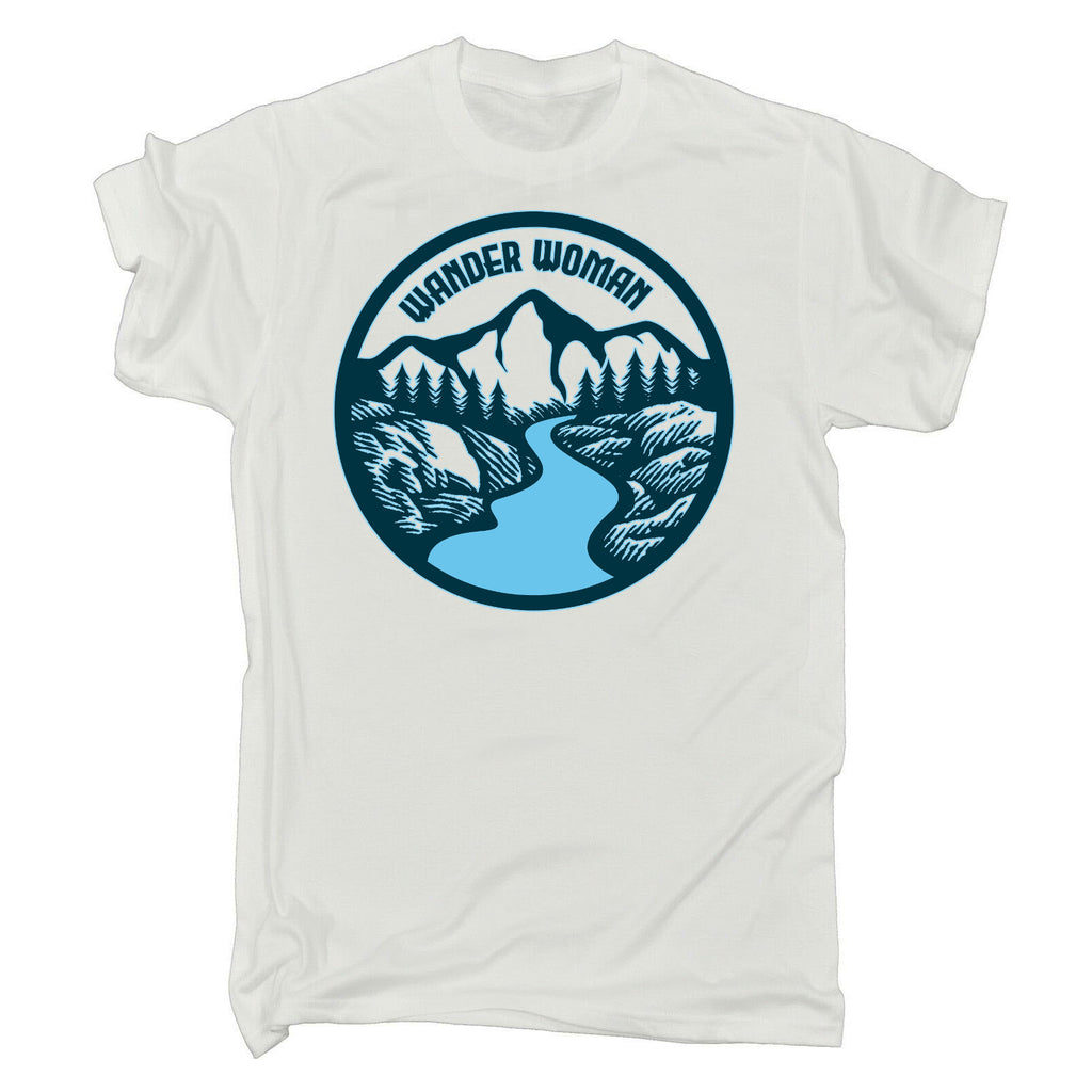 Wander Woman Camping Hiking Exploring - Mens Funny T-Shirt Tshirts