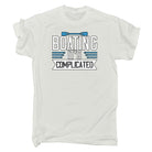 Sailing Boating Its Complicated - Mens 123t Funny T-Shirt Tshirts