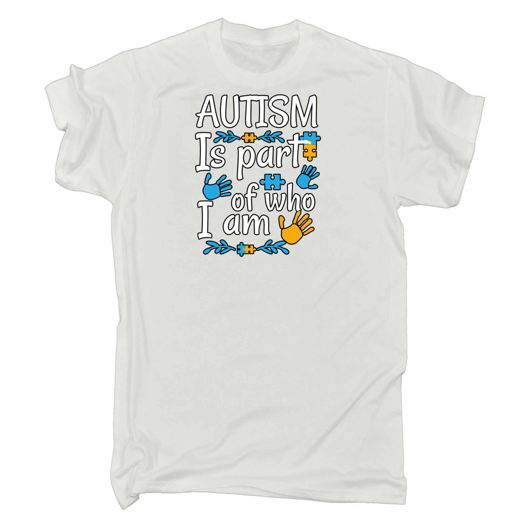 Autism Is Part Of Who I Am - Mens 123t Funny T-Shirt Tshirts