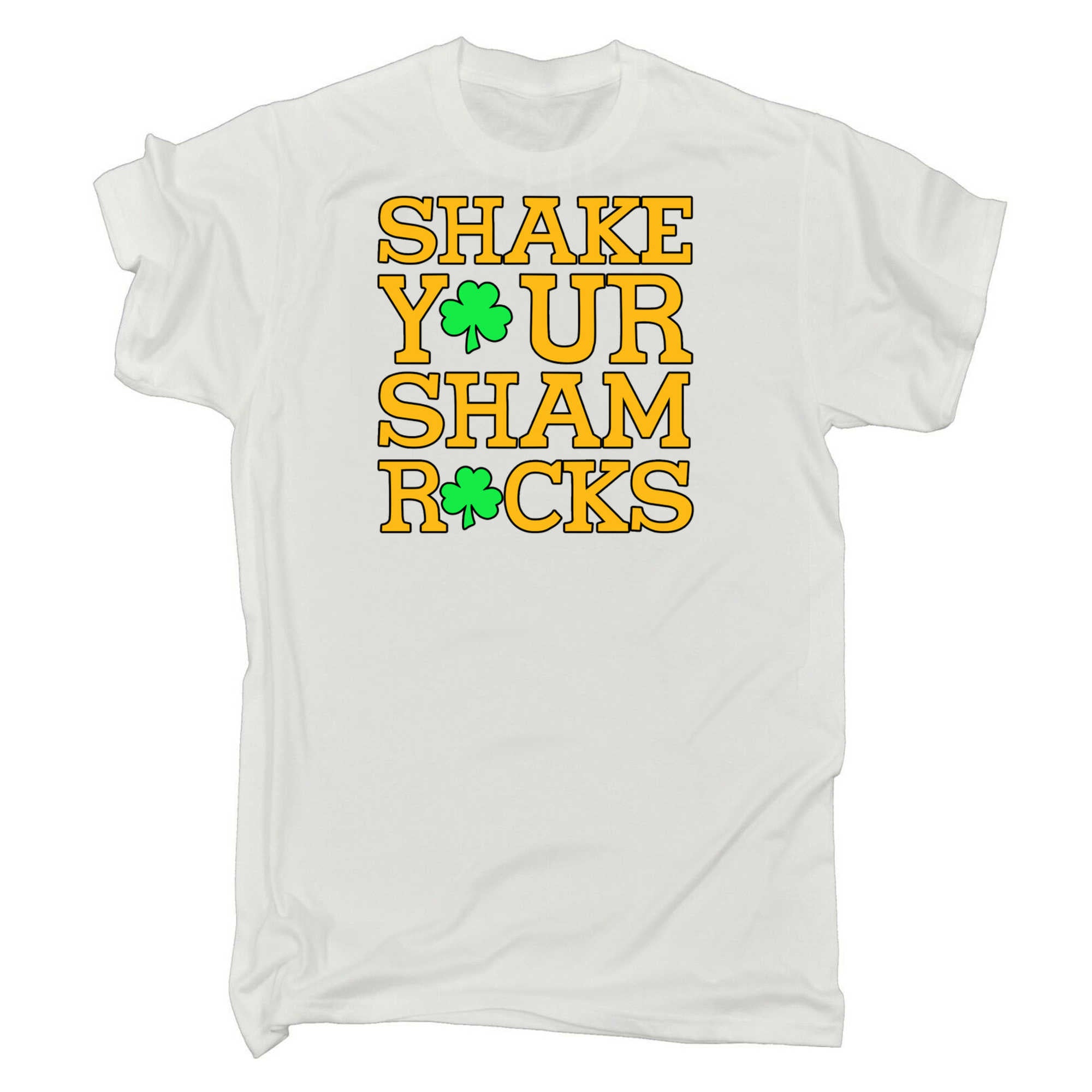 Shake Your Sham Rocks Irish St Patricks Day Ireland - Mens 123t Funny T-Shirt Tshirts