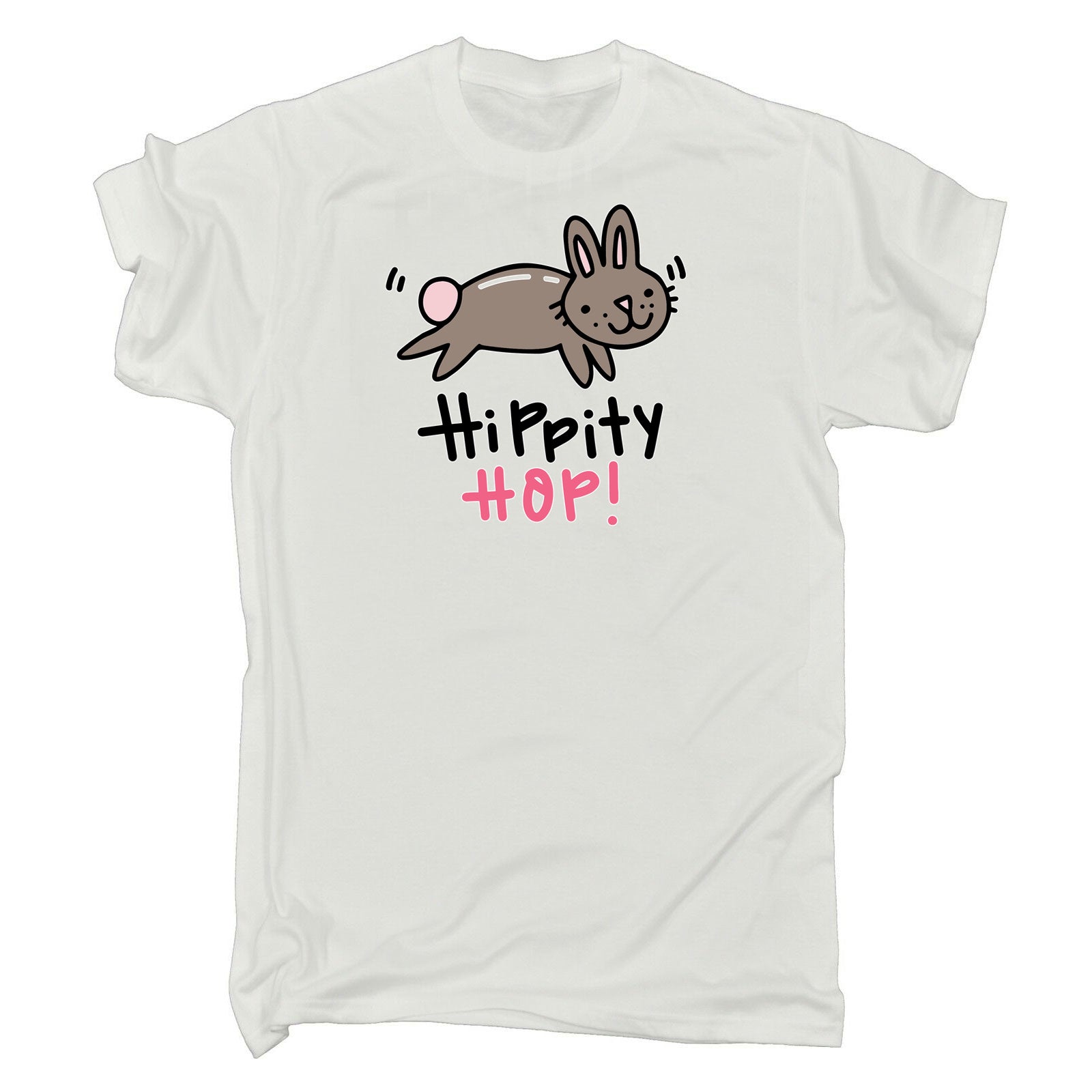 Hippity Hop Rabbit - Mens 123t Funny T-Shirt Tshirts