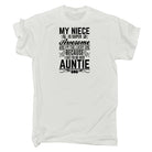 My Niece Is Super Awesome And Im The Lucky One Auntie - Mens 123t Funny T-Shirt Tshirts