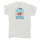 I Am Autistic And I Am Proud Autism - Mens 123t Funny T-Shirt Tshirts