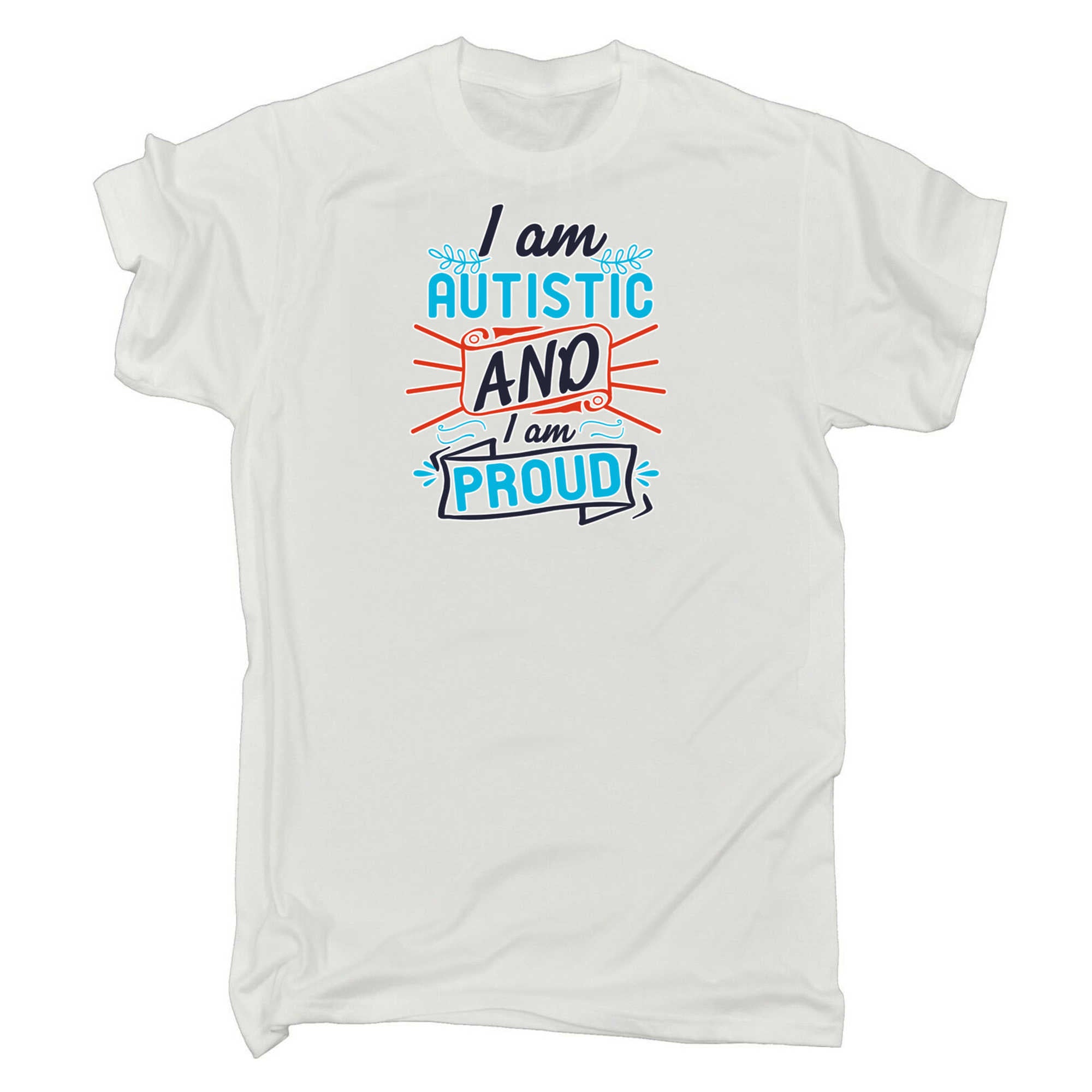 I Am Autistic And I Am Proud Autism - Mens 123t Funny T-Shirt Tshirts