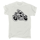 Caferacer Calligram Cafe Racer Motorbike Motorcycle - Mens Funny T-Shirt Tshirts