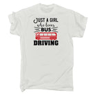 Just A Girl Who Loves Bus Driving Driver - Mens 123t Funny T-Shirt Tshirts