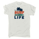 Surf For Life Surfing - Mens 123t Funny T-Shirt Tshirts