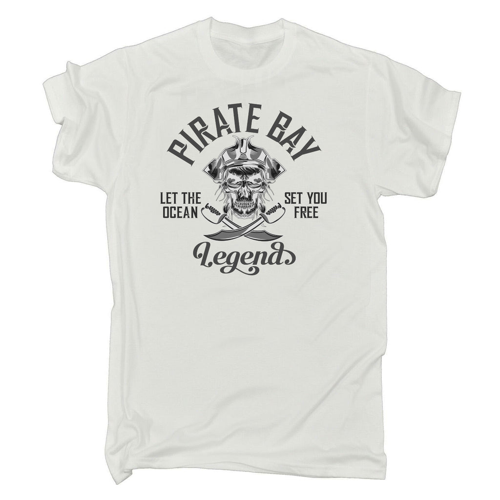 Sailing Pirate Bay Let The Ocean Set You Free - Mens Funny T-Shirt Tshirts