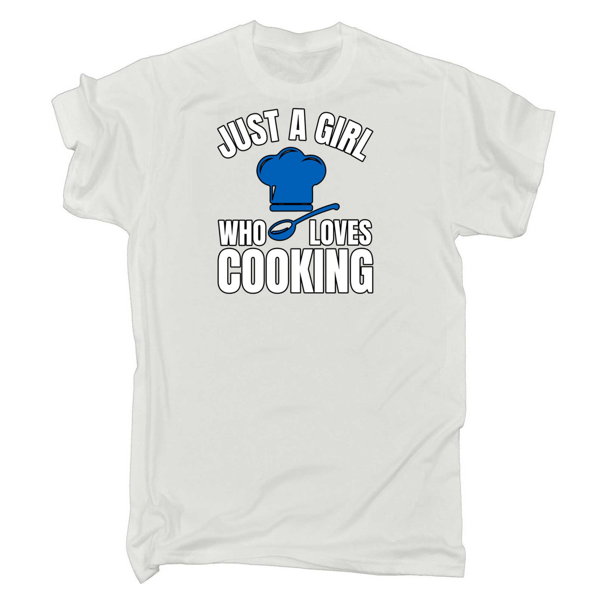 Just A Girl Who Loves Cooking Chef Mens Funny T-Shirt Tshirts