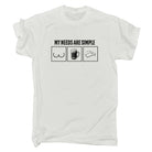 My Needs Are Simple Beer Cornhole - Mens 123t Funny T-Shirt Tshirts