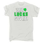 Zero Lucks Given Irish St Patricks Day Ireland - Mens 123t Funny T-Shirt Tshirts