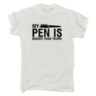 My Pen Is Bigger Than Yours - Mens 123t Funny T-Shirt Tshirts