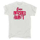 One Loved Aunt Auntie - Mens 123t Funny T-Shirt Tshirts