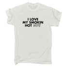 I Love My Smokin Hot Wife - Mens 123t Funny T-Shirt Tshirts