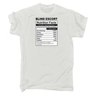 Blind Escort Nutrition Facts - Mens 123t Funny T-Shirt Tshirts