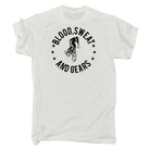 Blood Sweat And Gears Mountain Bike Cycling - Mens 123t Funny T-Shirt Tshirts