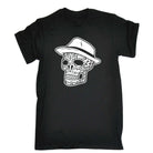 Fedora Candy Skull - Mens Funny T-Shirt Tshirts