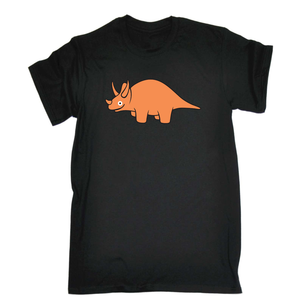 Dinosaur Triceratops Ani Mates - Mens Funny T-Shirt Tshirts
