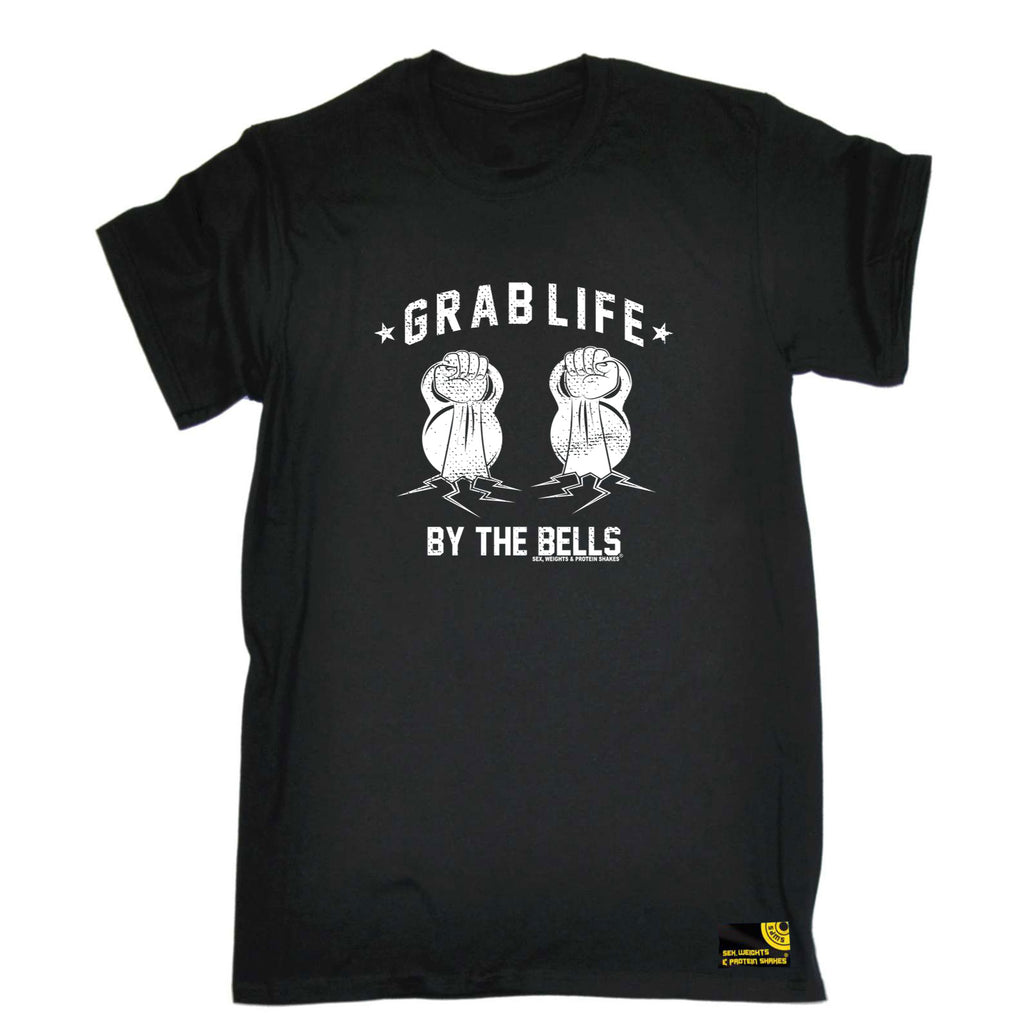 Swps Grab Life By The Bells - Mens Funny T-Shirt Tshirts