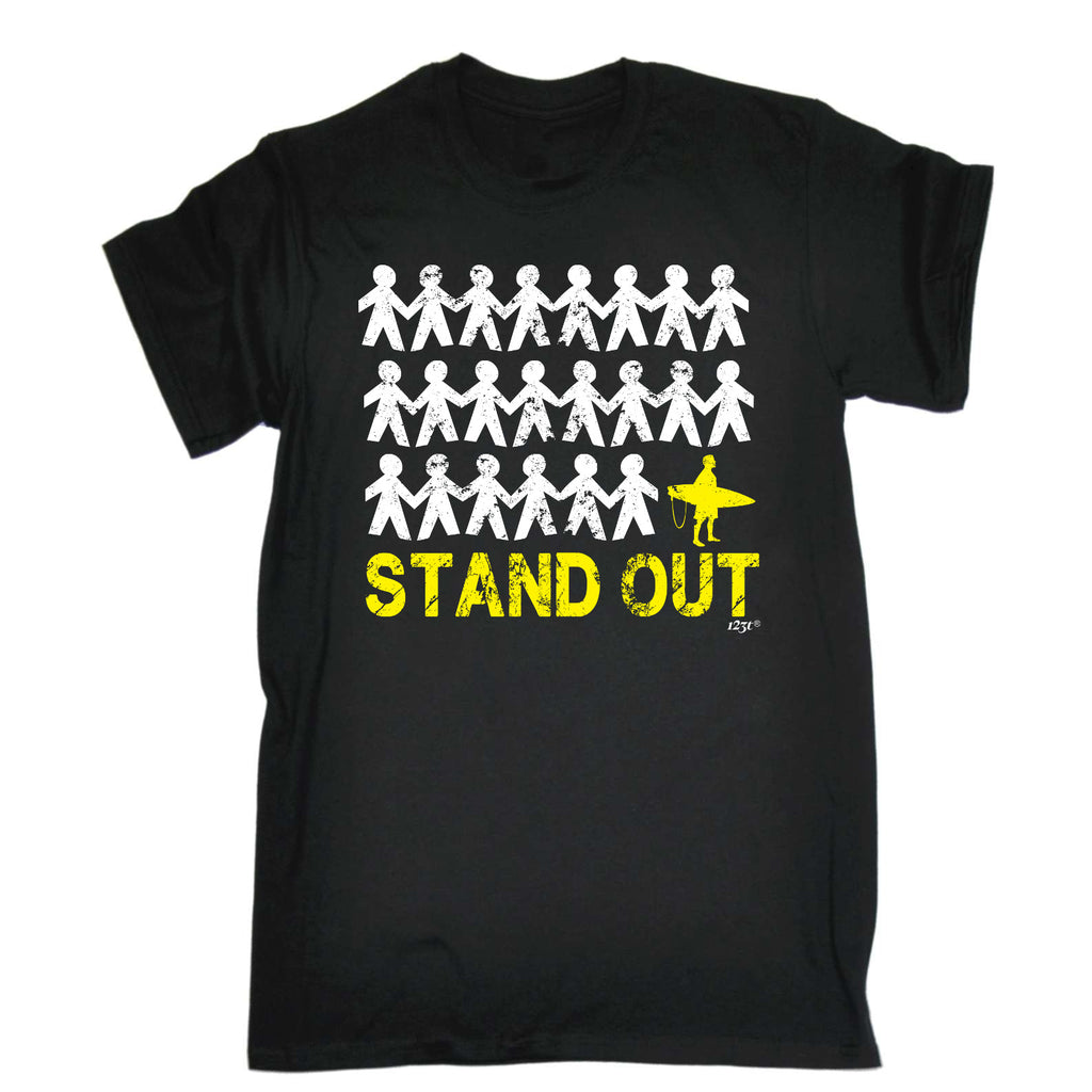 Stand Out Surf - Mens Funny T-Shirt Tshirts