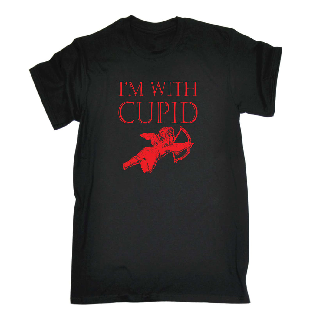 Im With Cupid - Mens Funny T-Shirt Tshirts