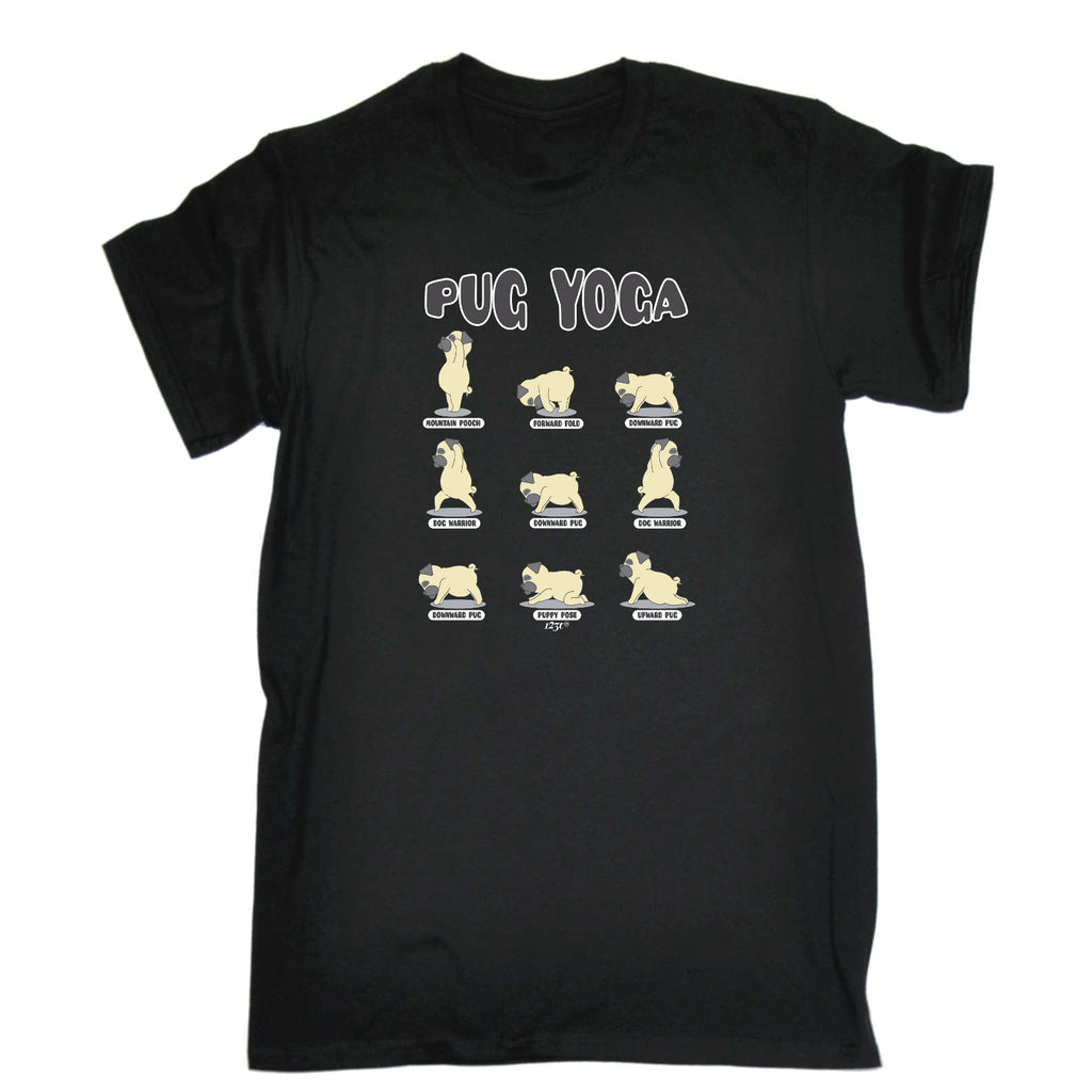 Pug Yoga Dog - Mens Funny T-Shirt Tshirts