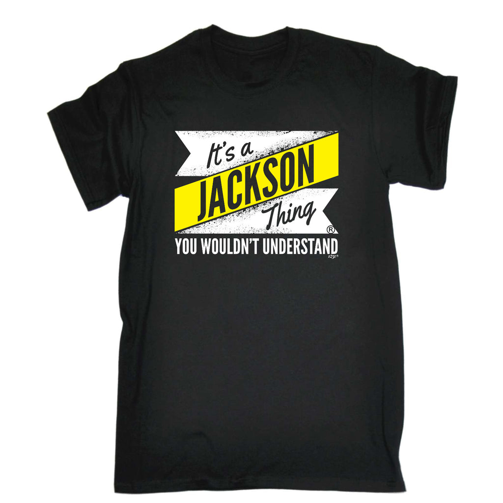 Jackson V2 Surname Thing - Mens Funny T-Shirt Tshirts