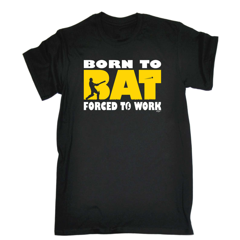 Born To Bat Cricket - Mens Funny T-Shirt Tshirts