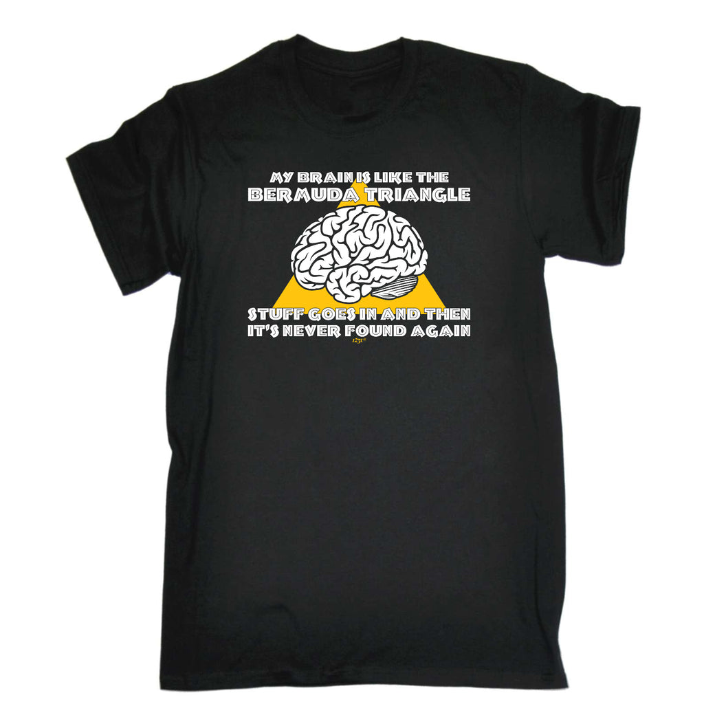 My Brain Is Like The Bermuda Triangle - Mens Funny T-Shirt Tshirts