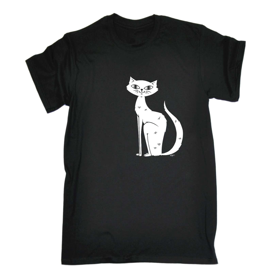 Cat Sitting - Mens Funny T-Shirt Tshirts