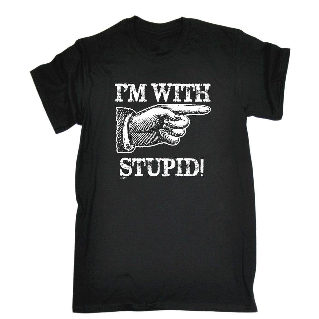 Im With Stupid - Mens Funny T-Shirt Tshirts