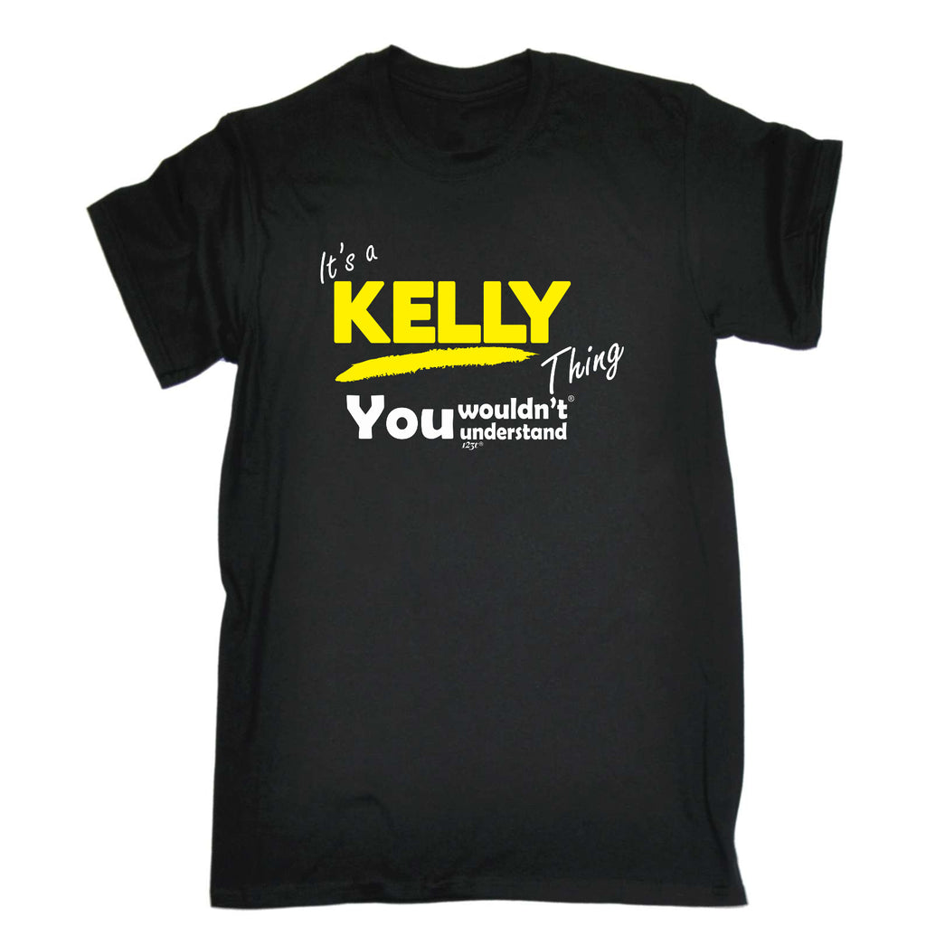 Kelly V1 Surname Thing - Mens Funny T-Shirt Tshirts