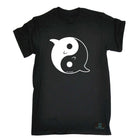 Ow Dolphin Yin Yang - Mens Funny T-Shirt Tshirts