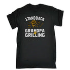 Stand Back Grandpa Grilling Fathers Day Bbq - Mens 123t Funny T-Shirt Tshirts