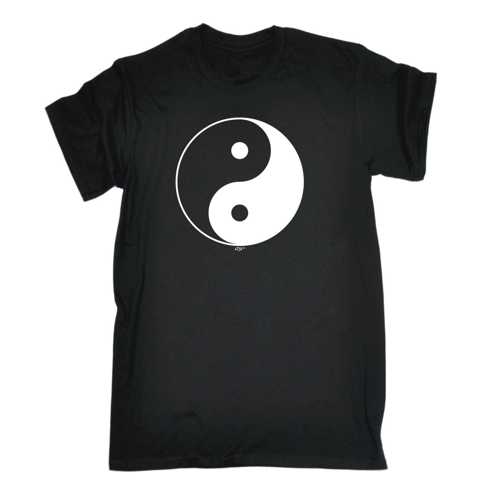 Yin Yang Solid - Mens Funny T-Shirt Tshirts