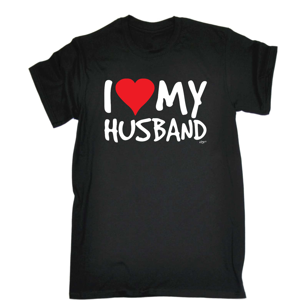 Love Heart My Husband - Mens Funny T-Shirt Tshirts