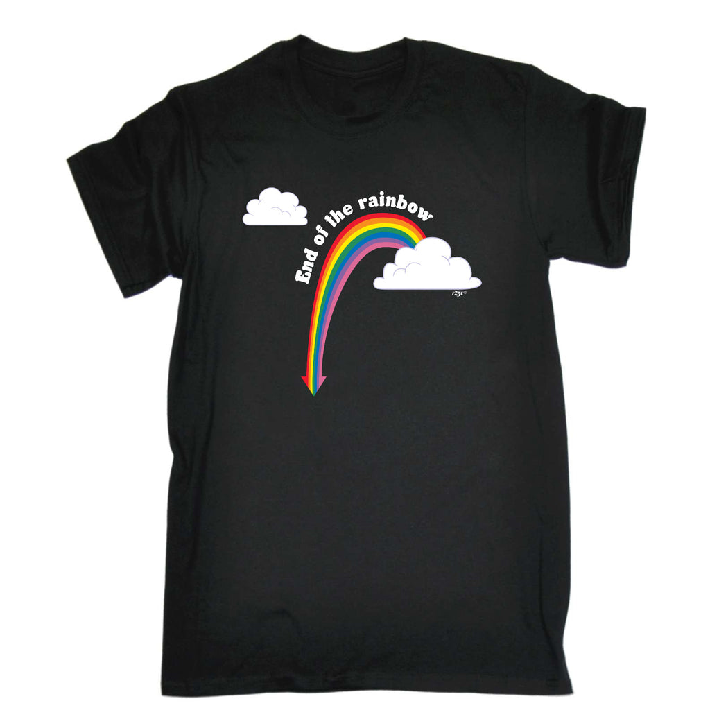 End Of The Rainbow - Mens Funny T-Shirt Tshirts
