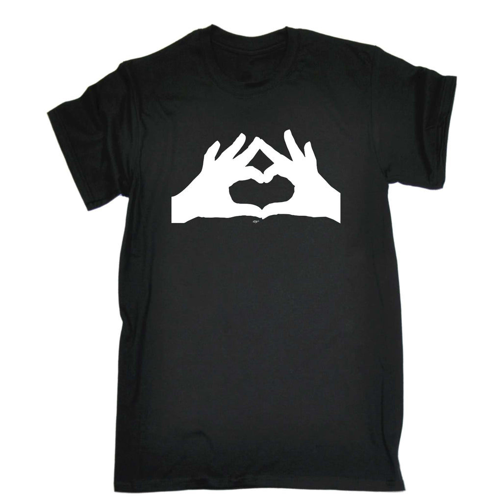 Heart Hands - Mens Funny T-Shirt Tshirts