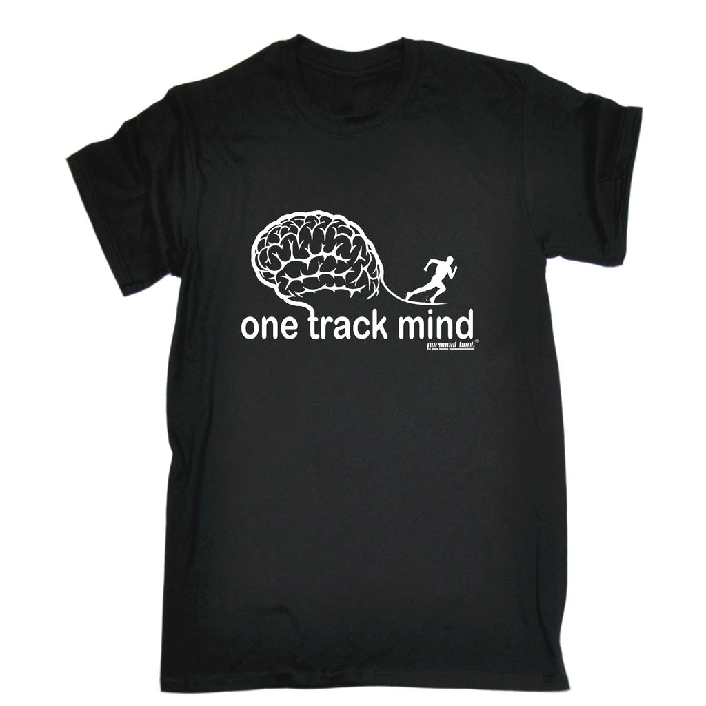 One Track Mind Running - Mens Funny T-Shirt Tshirts