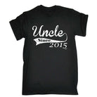 Uncle Since 2015 - Mens Funny T-Shirt Tshirts