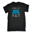 Nursing Assistant Sarcastic Humour - Mens 123t Funny T-Shirt Tshirts