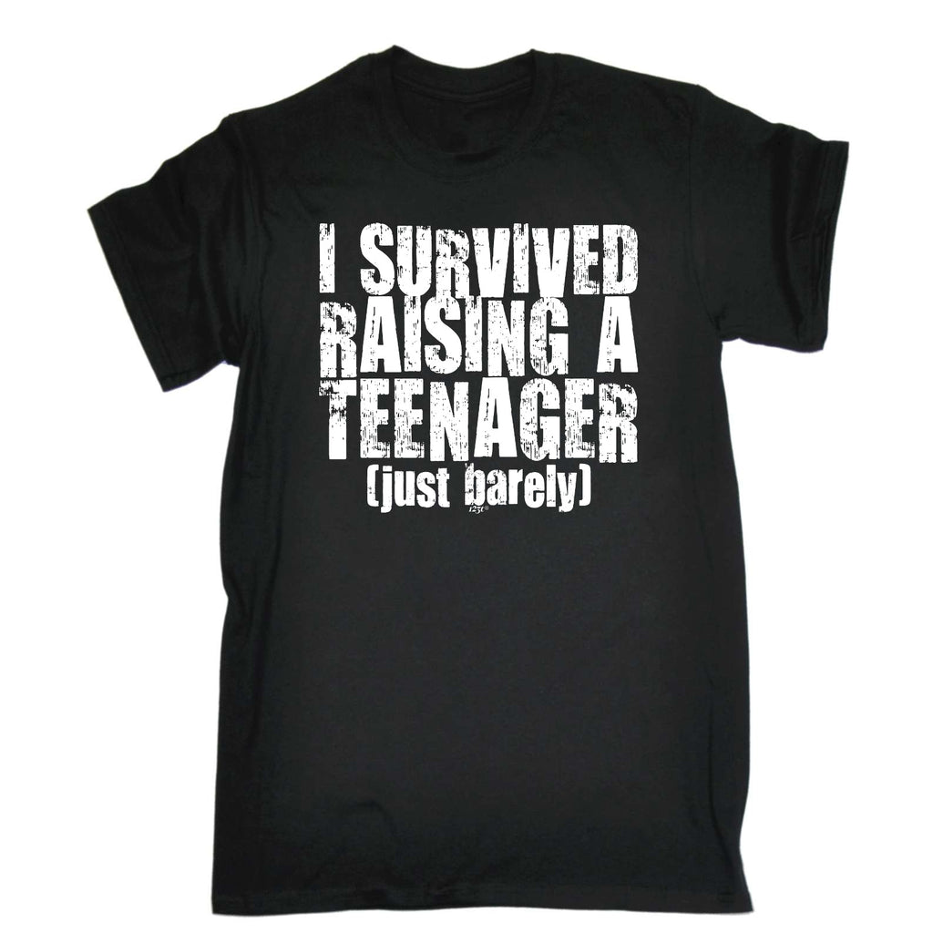 Survived Raising A Teenager - Mens Funny T-Shirt Tshirts