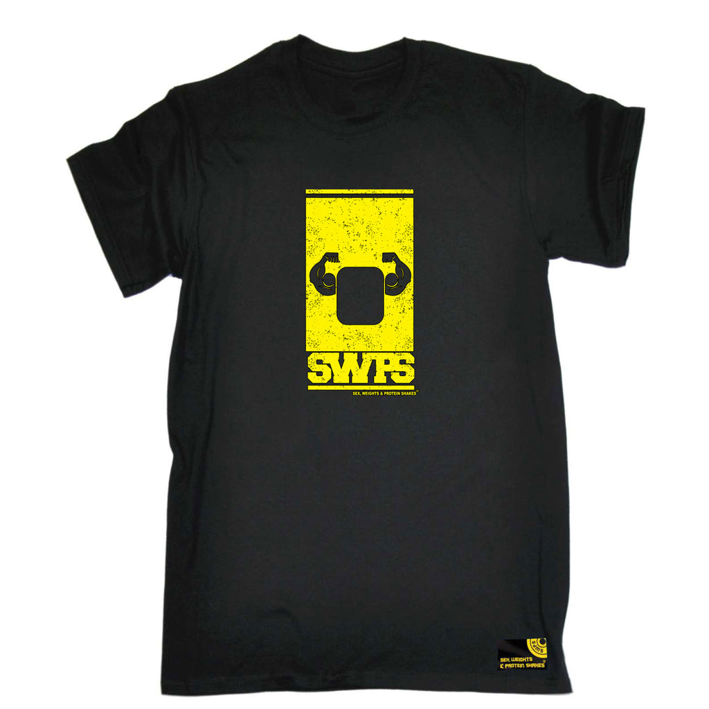 Swps Flexing Arms Design - Mens Funny T-Shirt Tshirts