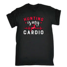 Hunting Is My Cardio Heartbeat Pulse - Mens 123t Funny T-Shirt Tshirts