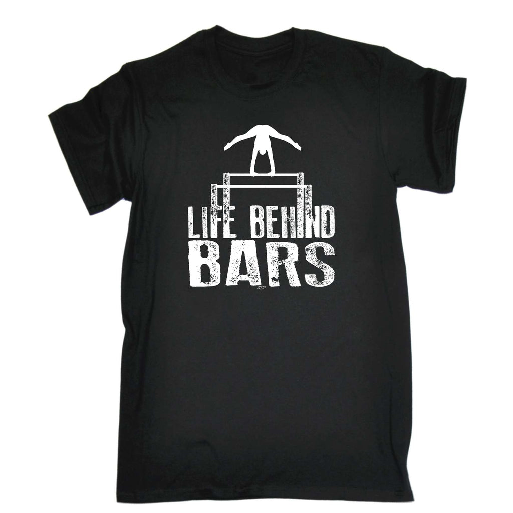 Life Behind Bars Gymnast - Mens Funny T-Shirt Tshirts