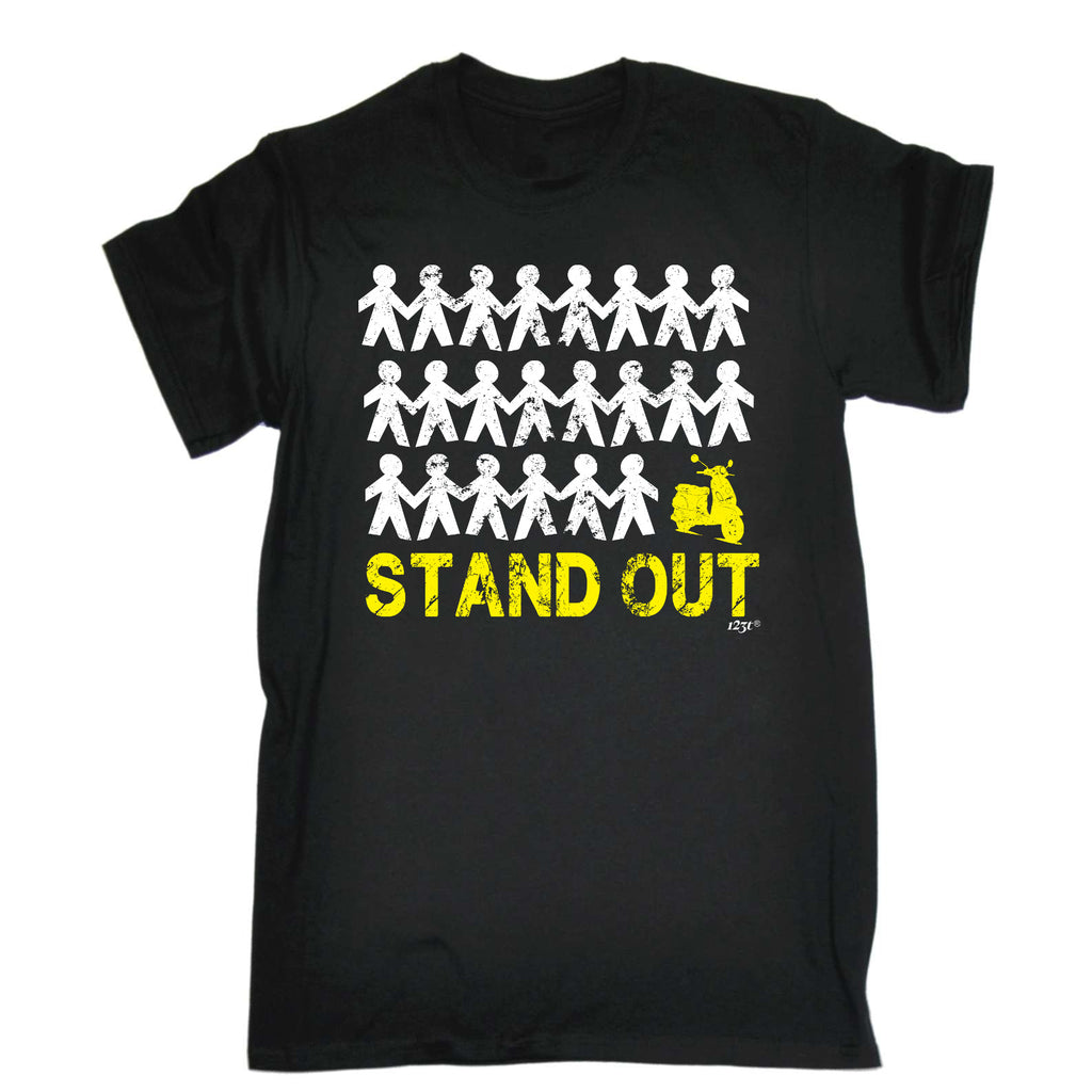 Stand Out Scooter - Mens Funny T-Shirt Tshirts