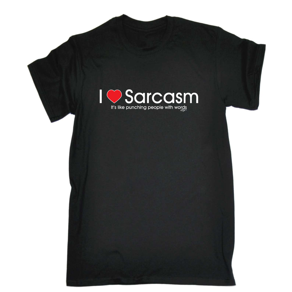 Love Sarcasm Punching - Mens Funny T-Shirt Tshirts